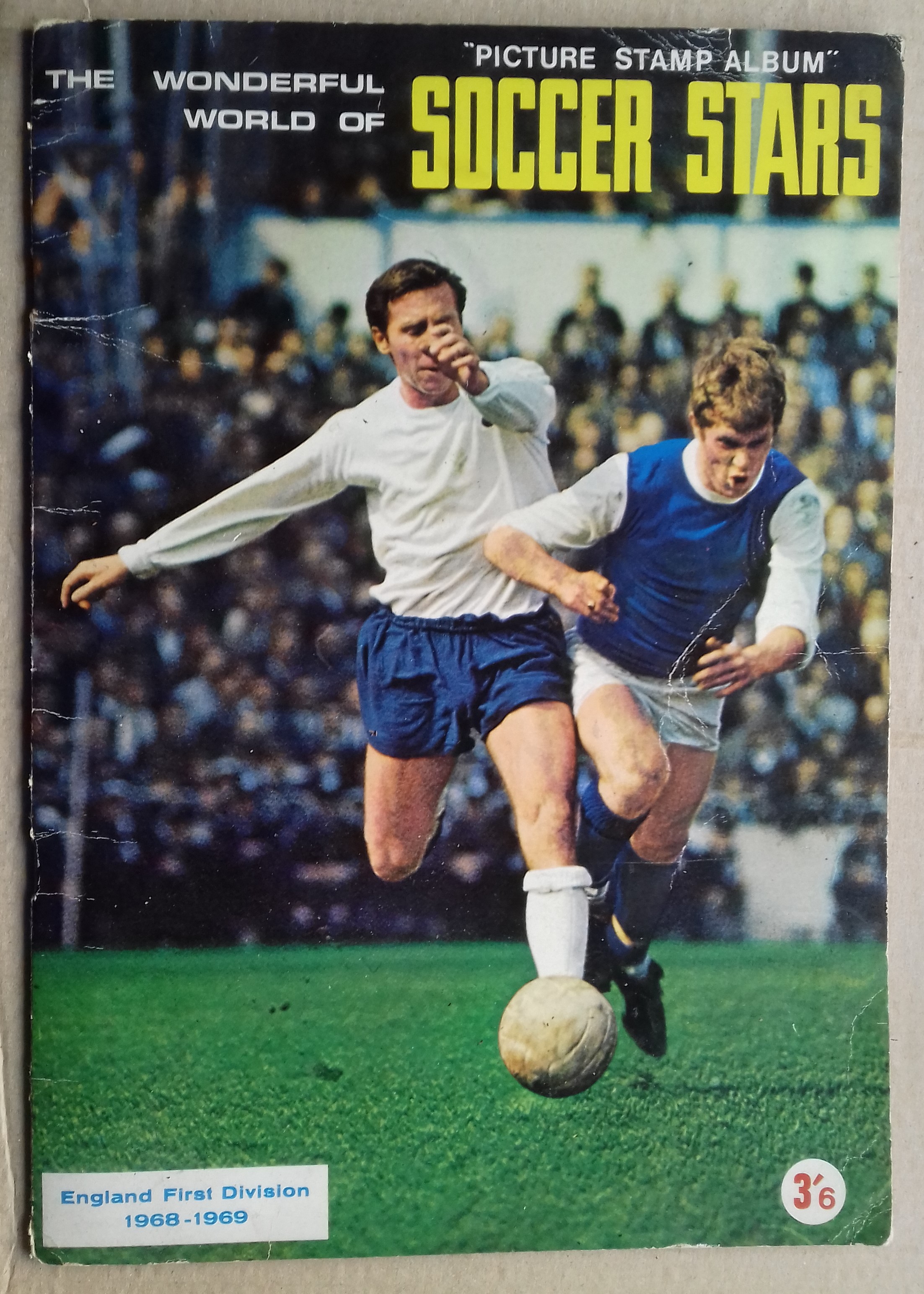 1968/69 SOCCER STARS ALBUM ARSENAL, CHELSEA, COVENTRY, MANCHESTER UNITED, WEST BROMWICH ALBION ETC.