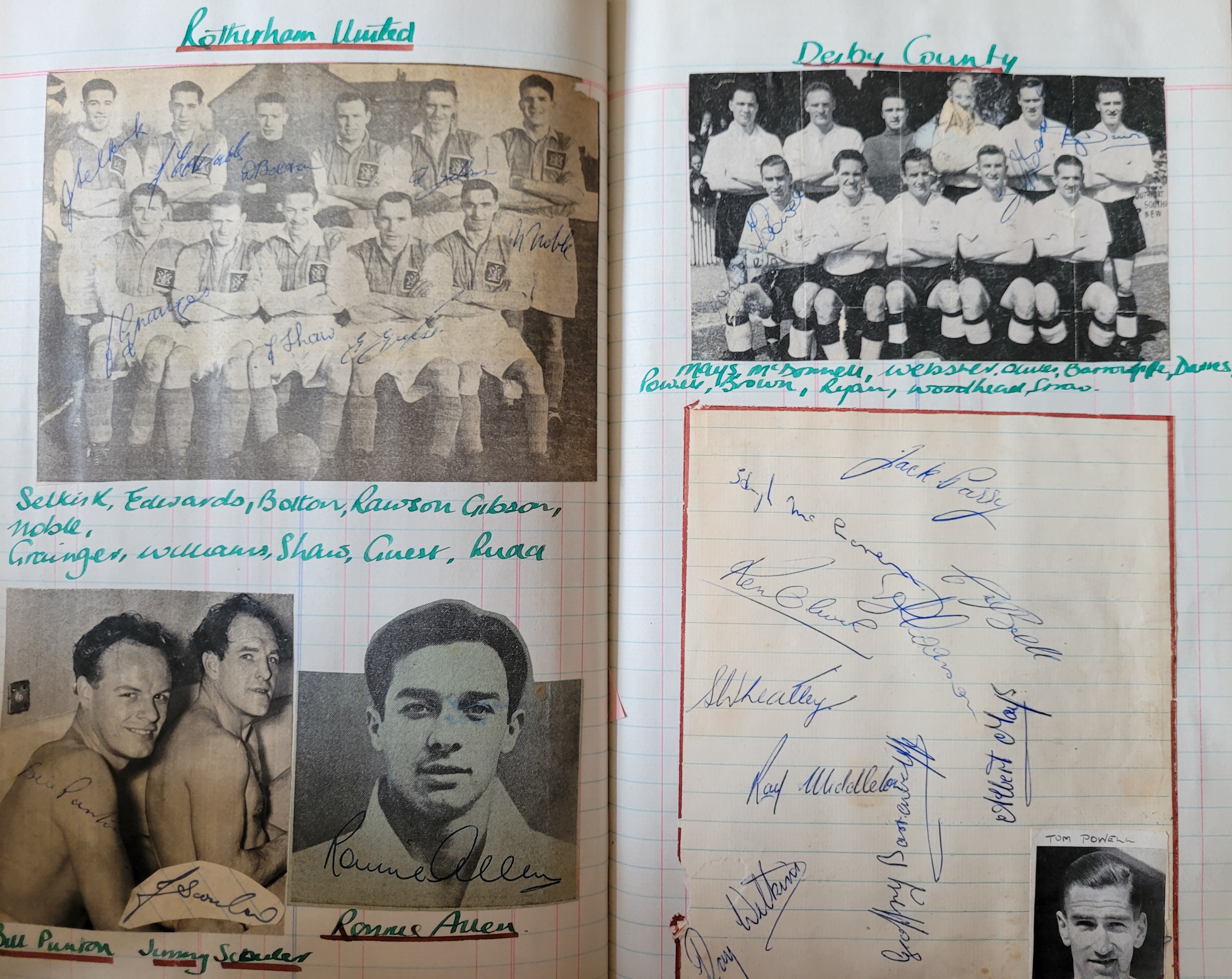 BOOK CONTAINING OVER 1,300 AUTOGRAPHED PICTURES INC' 4 OF MANCHESTER UNITED'S DUNCAN EDWARDS - Image 57 of 160