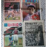 ASTON VILLA CELEBRATION NEWSPAPERS X 4