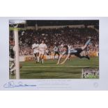 COVENTRY CITY 1987 FA CUP FINAL WIN KEITH HOUCHEN AUTOGRAPHED MONTAGE
