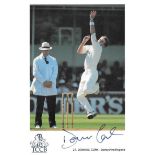 CRICKET DOMINIC CORK DERBYSHIRE & ENGLAND AUTOGRAPHED TCCB PHOTO CARD