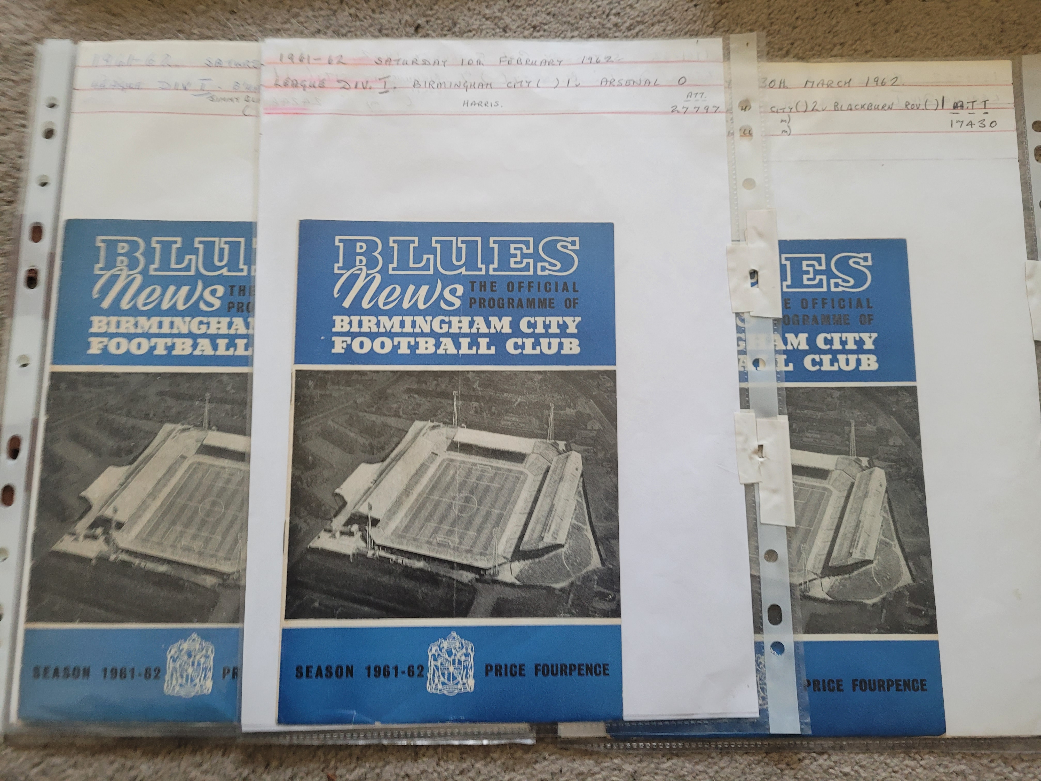 BIRMINGHAM CITY HOME & AWAY PROGRAMMES 1960'S ONWARDS X 200+ - Image 6 of 13