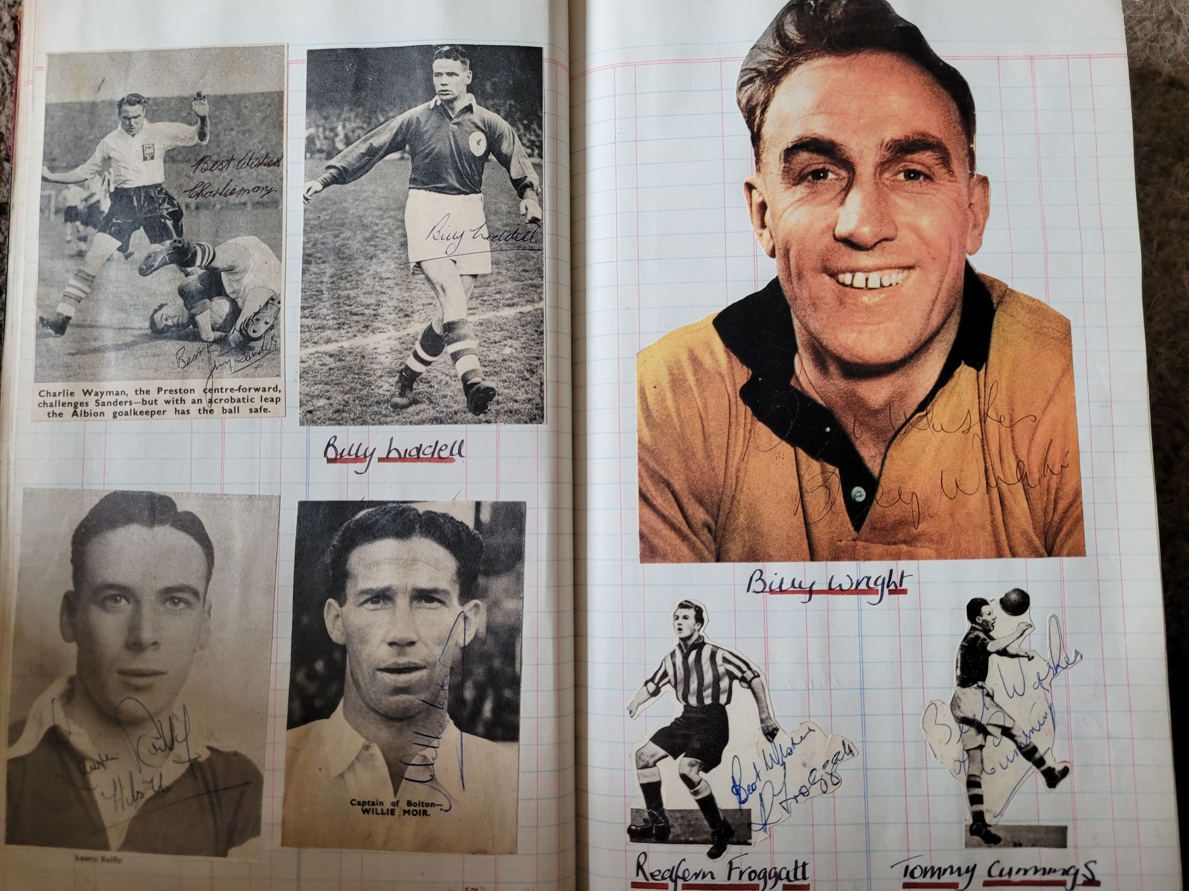 BOOK CONTAINING OVER 1,300 AUTOGRAPHED PICTURES INC' 4 OF MANCHESTER UNITED'S DUNCAN EDWARDS - Image 32 of 160