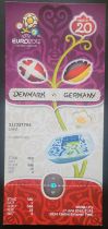 EURO 2012 DENMARK V GERMANY UNUSED TICKET