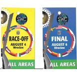 SPEEDWAY 2005 WORLD CUP PASSES X 2 RACE OFF & FINAL