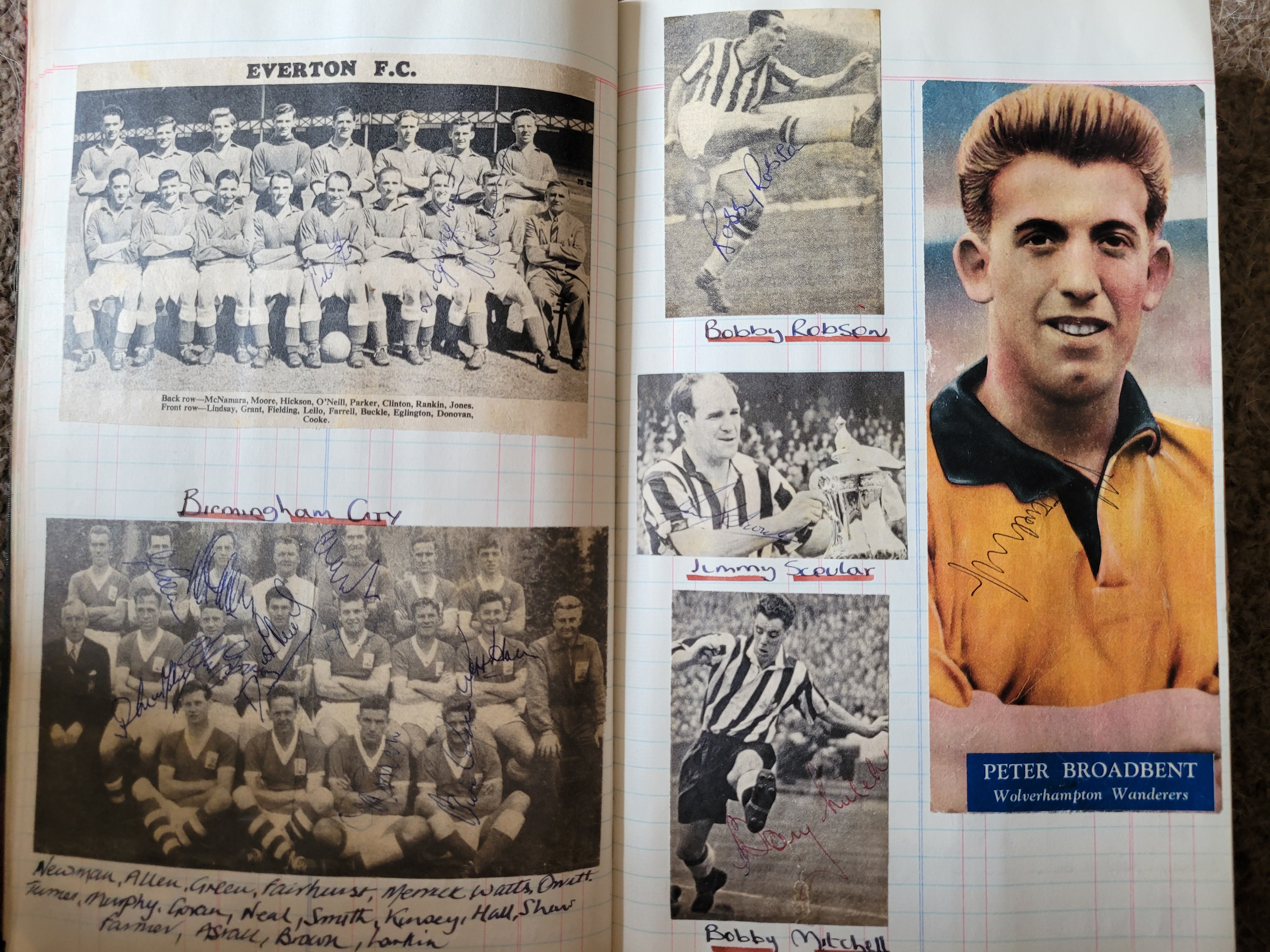 BOOK CONTAINING OVER 1,300 AUTOGRAPHED PICTURES INC' 4 OF MANCHESTER UNITED'S DUNCAN EDWARDS - Image 46 of 160