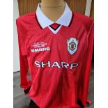 MANCHESTER UNITED 1999 CHAMPIONS LEAGUE FINAL REPLICA SHIRT