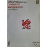 2012 OFFICIAL OLYMPIC GAMES PROGRAMME