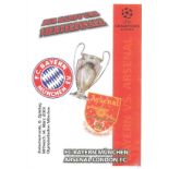 2001 BAYERN MUNICH V ARSENAL CHAMPIONS LEAGUE