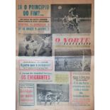 1978-79 SPORTING BRAGA V WESTBROMWICH ALBION UEFA CUP PORTUGUESE NEWSPAPER