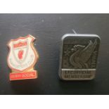 LIVERPOOL BADGES X 2