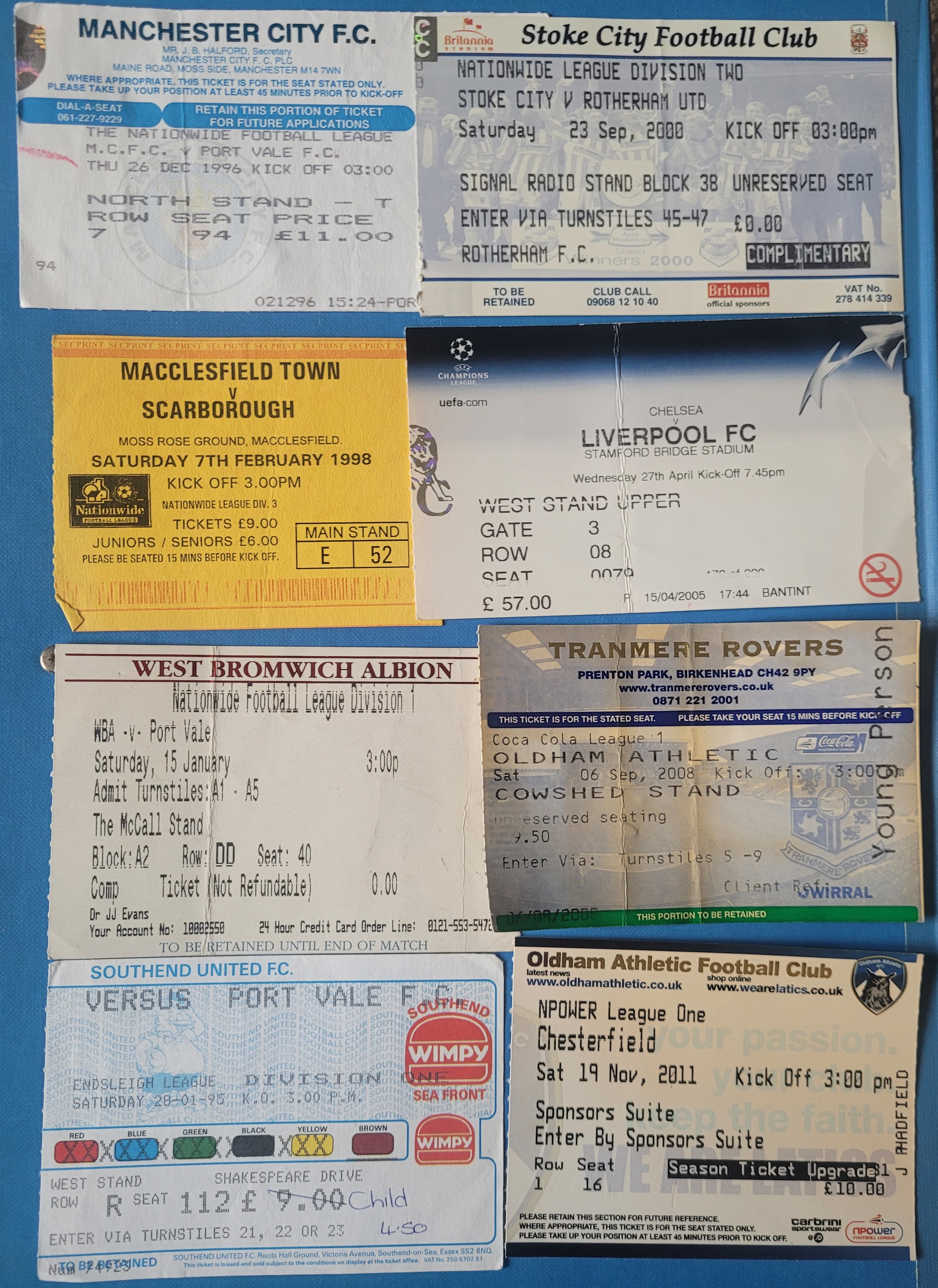 COLLECTION OF FOOTBALL TICKETS X 122 - Image 8 of 9