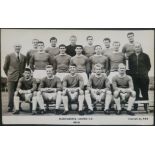 MANCHESTER UNITED ORIGINAL 1962-63 POSTCARD