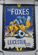 LEICESTER CITY VINTAGE POSTER