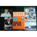 TOTTENHAM HOTSPUR DAVE MACKAY 128 PAGE BOOK & 5 QUALITY REPRINTED PHOTO'S