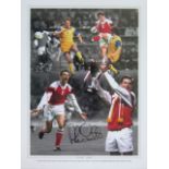 ARSENAL ALAN SMITH AUTOGRAPHED MONTAGE