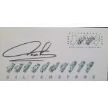 2010 SILVERSTONE MOTOR RACING LIMITED EDITION POSTAL COVER AUTOGRAPHED BY VITANTONIO LIUZZI