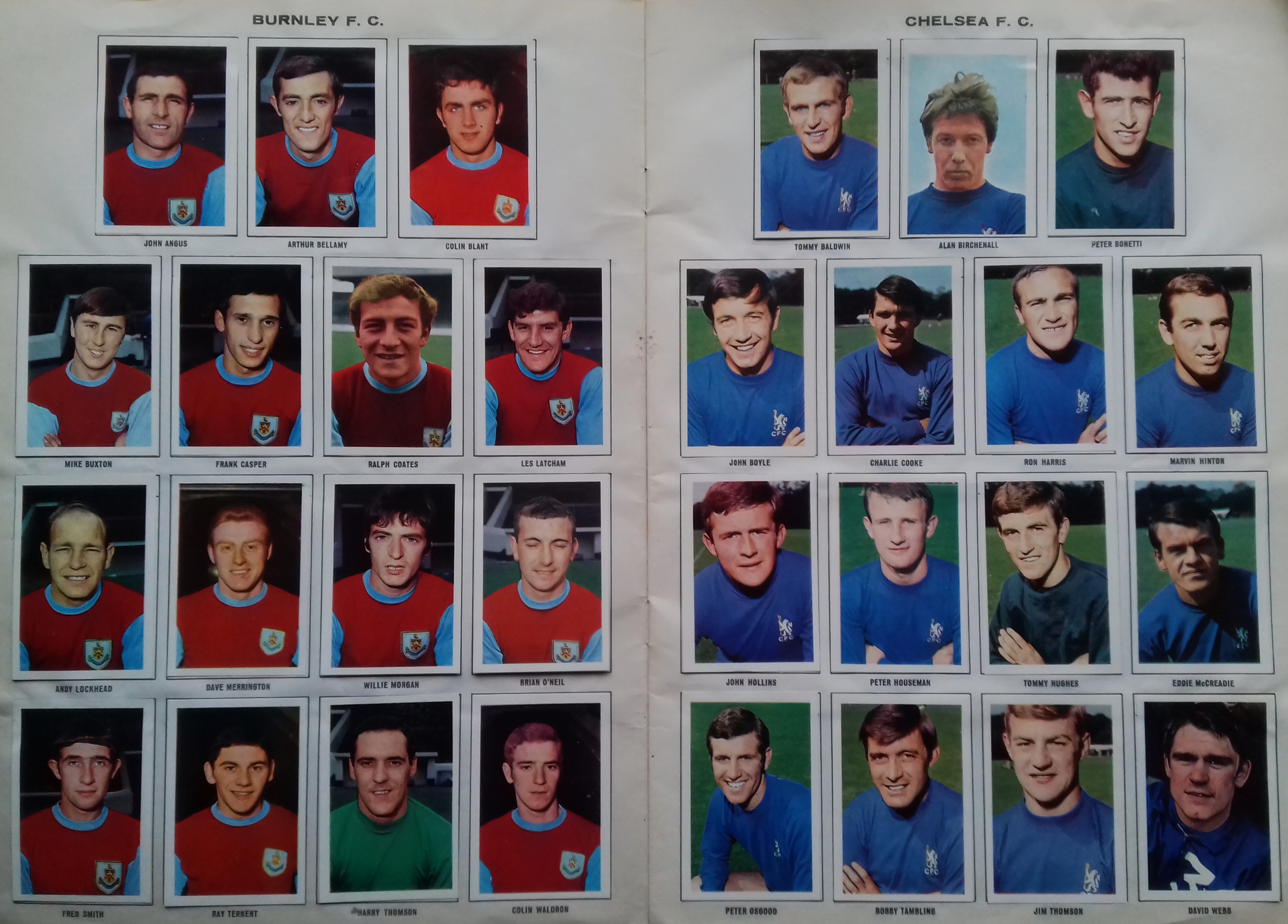 1968/69 SOCCER STARS ALBUM ARSENAL, CHELSEA, COVENTRY, MANCHESTER UNITED, WEST BROMWICH ALBION ETC. - Bild 2 aus 3