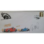 1998 SILVERSTONE MOTORCYCLE RACING LTD EDITION POSTAL COVER AUTOGRAPHED BY RANDY MAMOLA