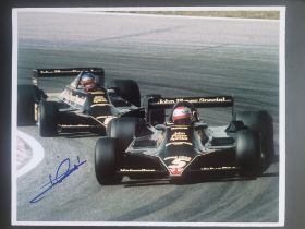 MOTOR RACING MARIO ANDRETTI AUTOGRAPHED PHOTO