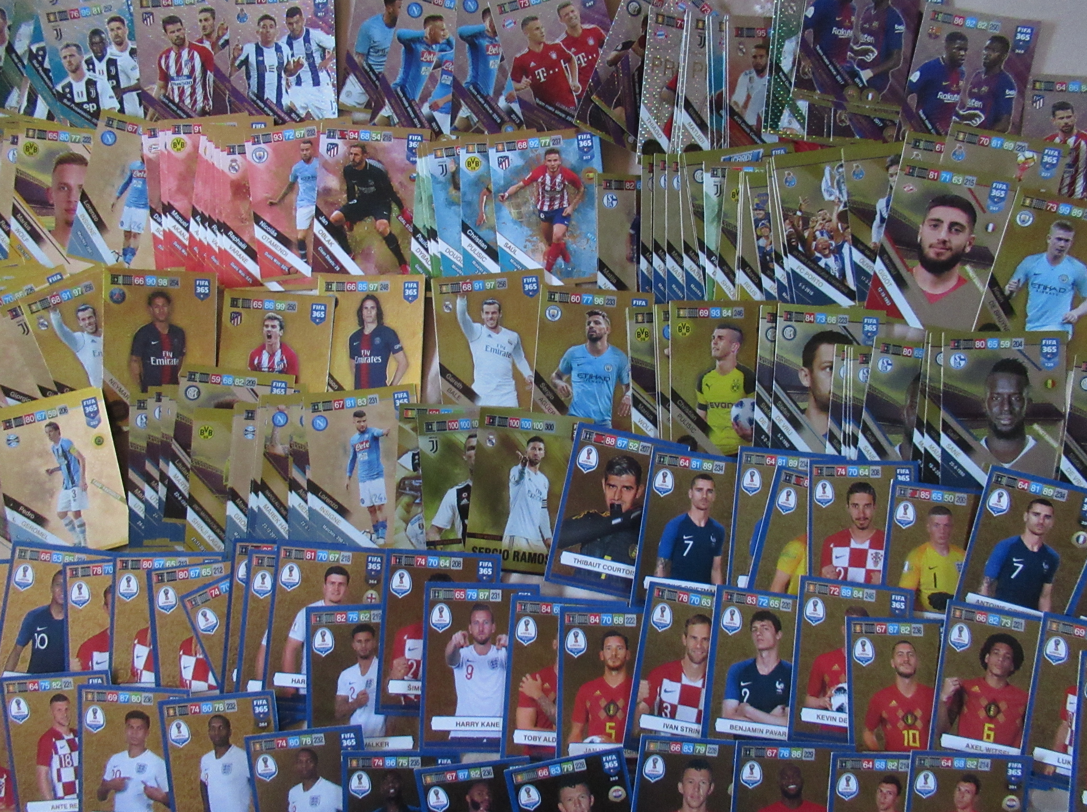 PANINI FOOTBALL CARD "SPECIALS" LARGE LOT ADRENALYN FIFA 365