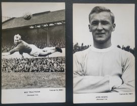 MANCHESTER CITY ORIGINAL EARLY 1960'S POSTCARDS X 2