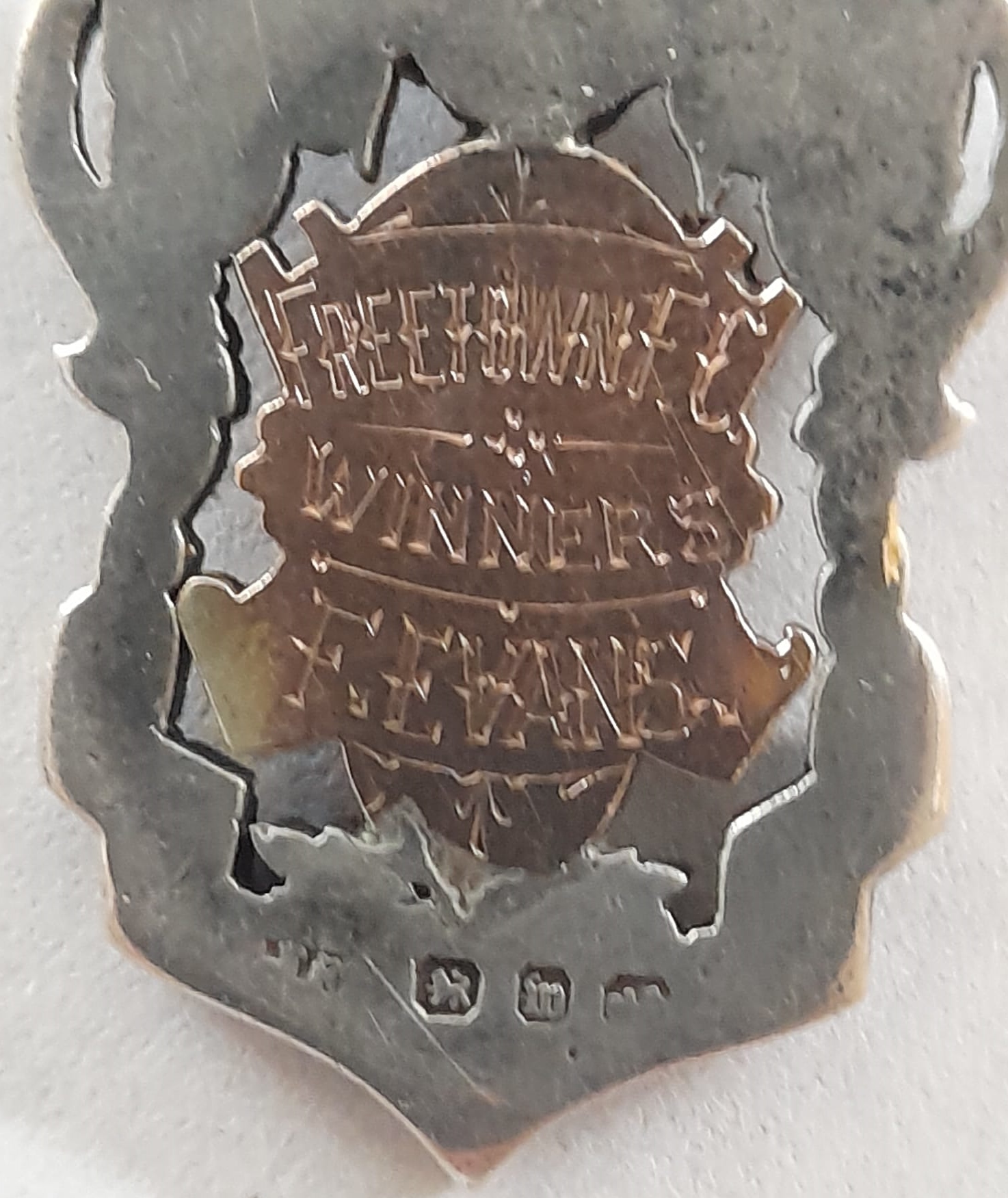 1897 MANCHESTER & DISTRICT FA JUNIOR CUP WINNERS SILVER MEDAL - Image 2 of 2