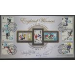 1966 WORLD CUP 40TH ANNIVERSARY LIMITED EDITION AUTOGRAPHED POSTAL COVER