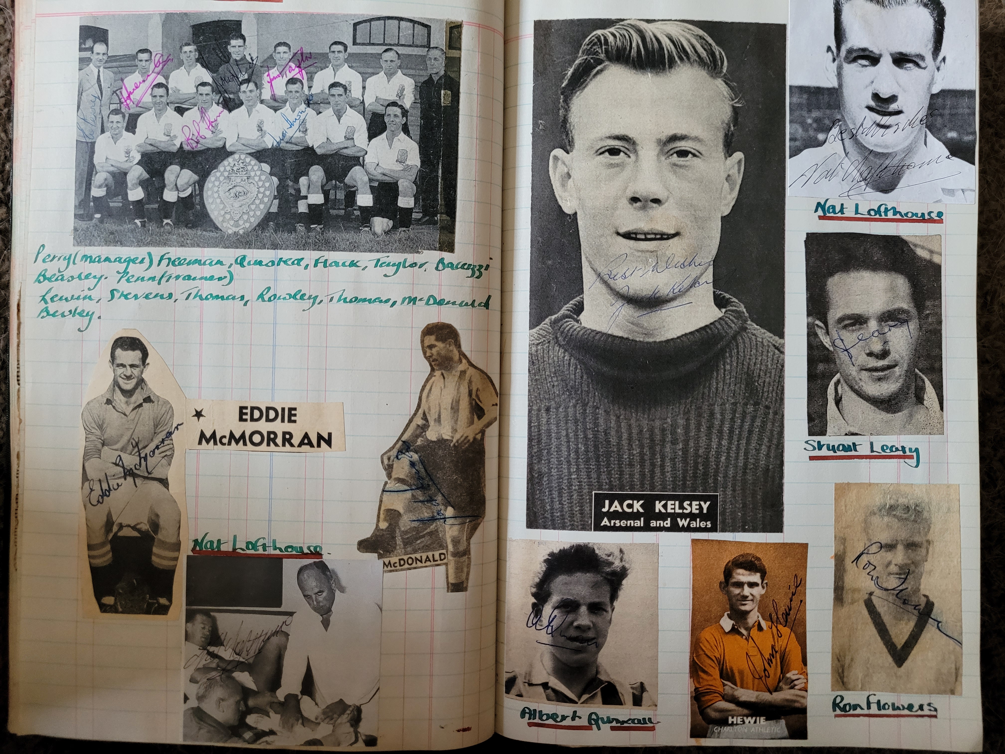 BOOK CONTAINING OVER 1,300 AUTOGRAPHED PICTURES INC' 4 OF MANCHESTER UNITED'S DUNCAN EDWARDS - Image 55 of 160