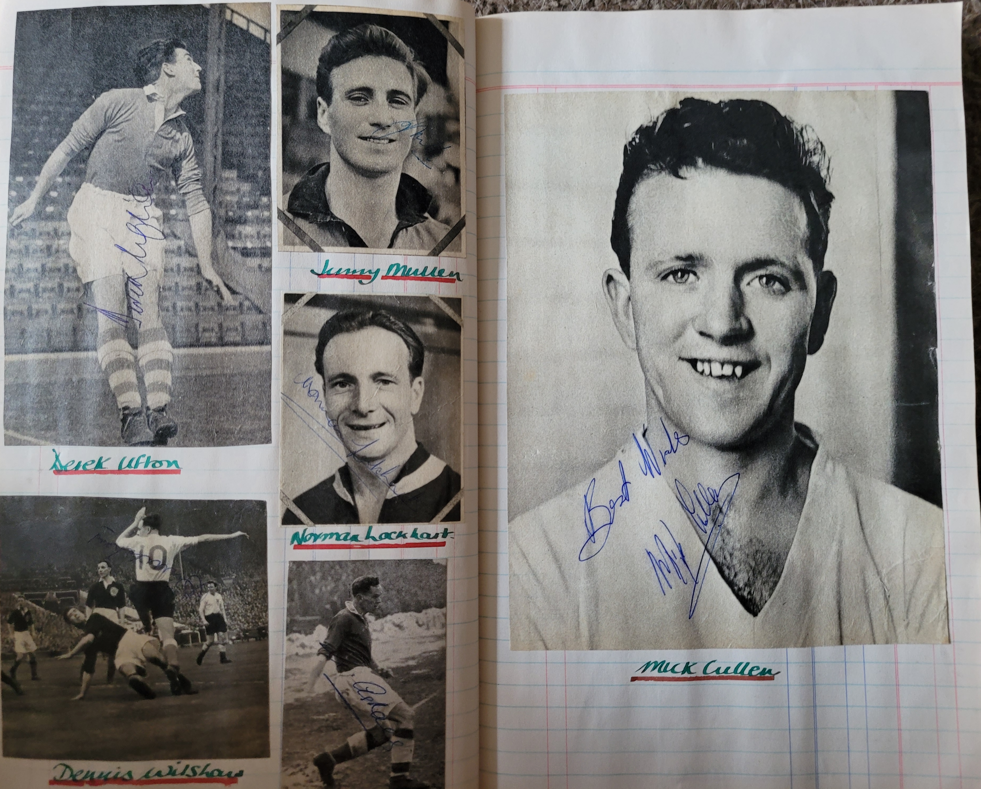 BOOK CONTAINING OVER 1,300 AUTOGRAPHED PICTURES INC' 4 OF MANCHESTER UNITED'S DUNCAN EDWARDS - Image 92 of 160