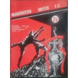 MANCHESTER UNITED 1966-67 PLAYERS SOUVENIR OF CHAMPIONSHIP WINNING SEASON