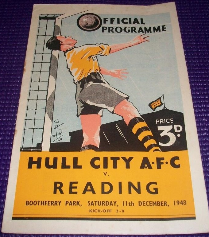 1948-49 HULL CITY V READING FA CUP
