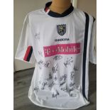 WEST BROMWICH ALBION FULLY AUTOGRAPHED 2004-05 ( GREAT ESCAPE ) REPLICA SHIRT