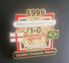 1999 MANCHESTER UNITED V PALMEIRAS INTERCONTINENTAL CUP LARGE BADGE
