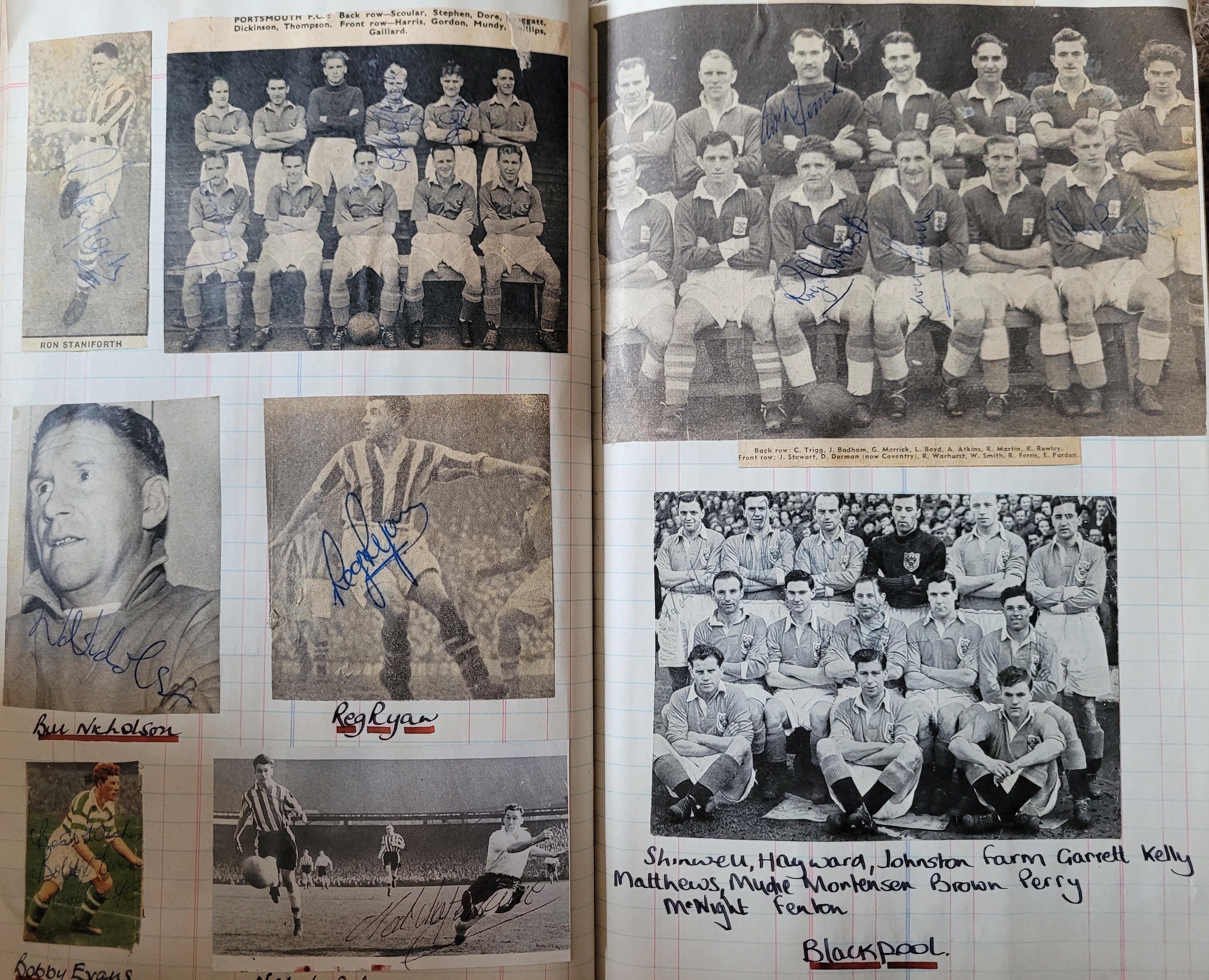 BOOK CONTAINING OVER 1,300 AUTOGRAPHED PICTURES INC' 4 OF MANCHESTER UNITED'S DUNCAN EDWARDS - Image 36 of 160