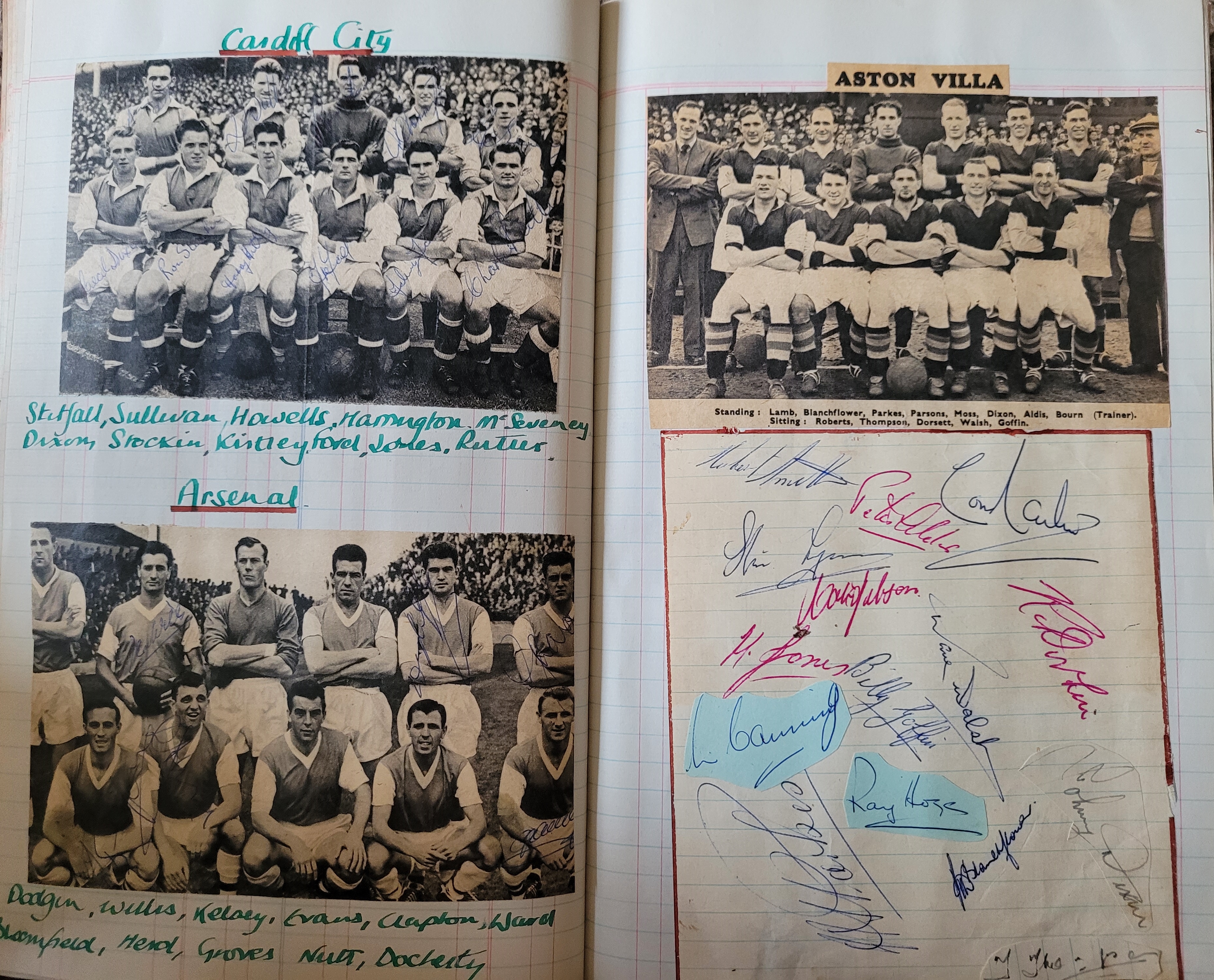 BOOK CONTAINING OVER 1,300 AUTOGRAPHED PICTURES INC' 4 OF MANCHESTER UNITED'S DUNCAN EDWARDS - Image 54 of 160