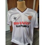 MANCHESTER UNITED EARLY 1980'S REPLICA AWAY SHIRT