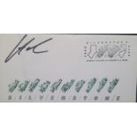 2010 SILVERSTONE MOTOR RACING LTD EDITION POSTAL COVER AUTOGRAPHED BY NICOLAS HULKENBERG