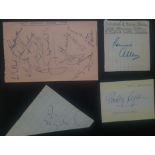 WEST BROMWICH ALBION 1954 FA CUP WINNERS AUTOGRAPHS