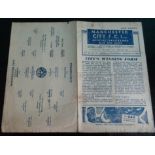 1945-46 MANCHESTER CITY V CHESTERFIELD