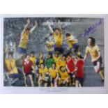 ARSENAL 1979 FA CUP WINNERS AUTOGRAPHED MONTAGE