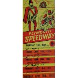 SPEEDWAY - 1949 - 1954 PLYMOUTH HOMES X 5