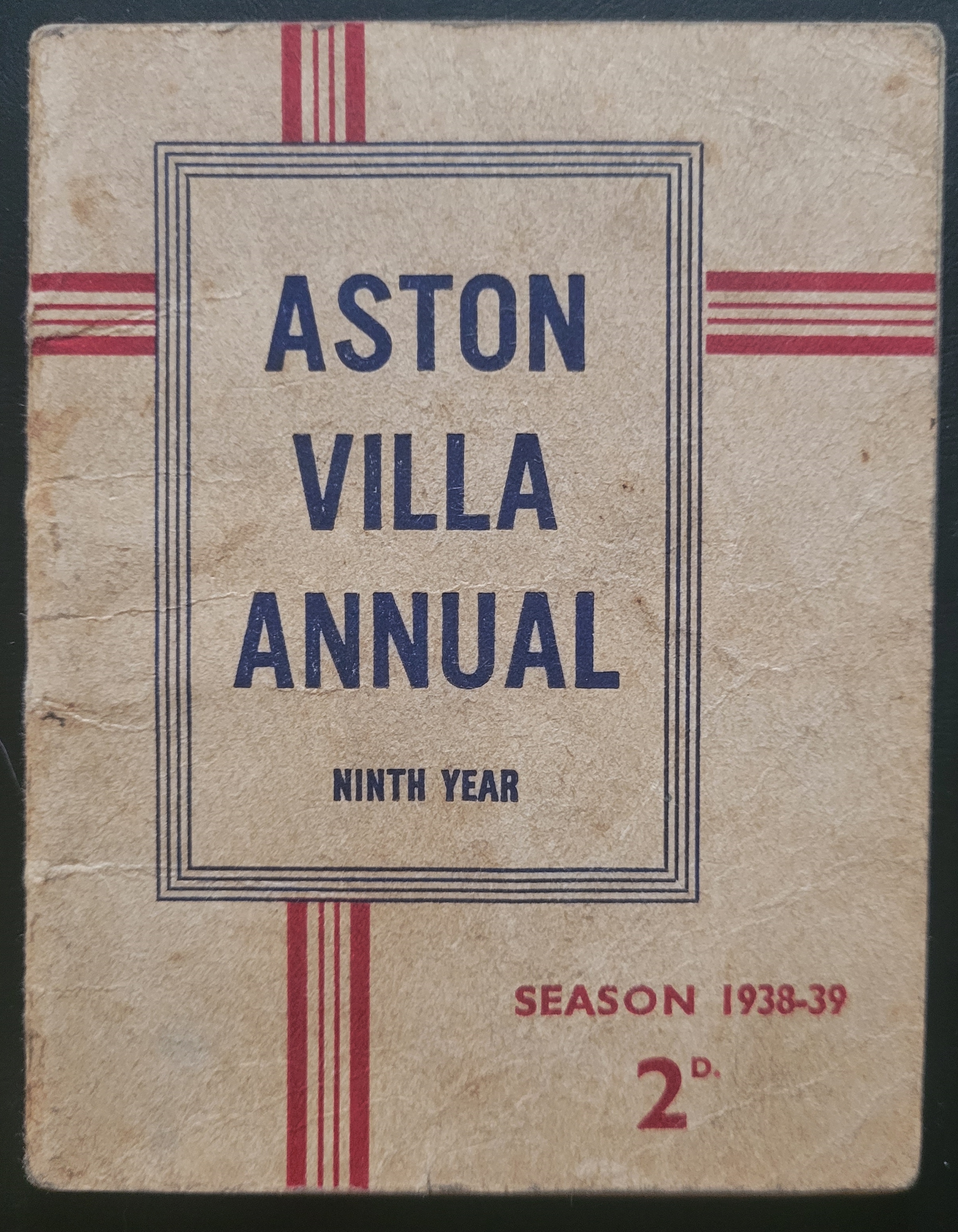 1938-39 ASTON VILLA HANDBOOK