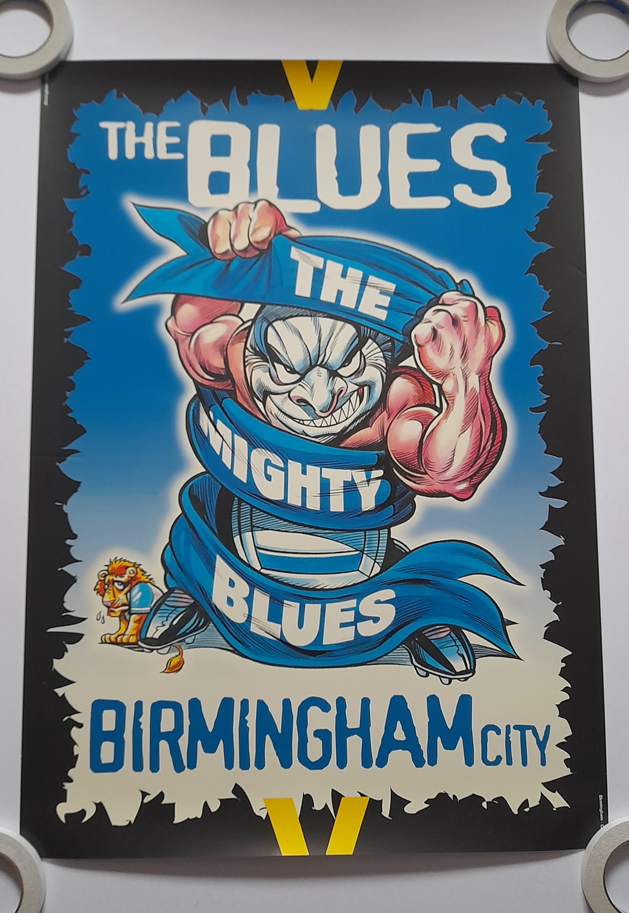 BIRMINGHAM CITY VINTAGE LARGE POSTER