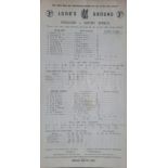 CRICKET 1955 ENGLAND V SOUTH AFRICA SCORECARD