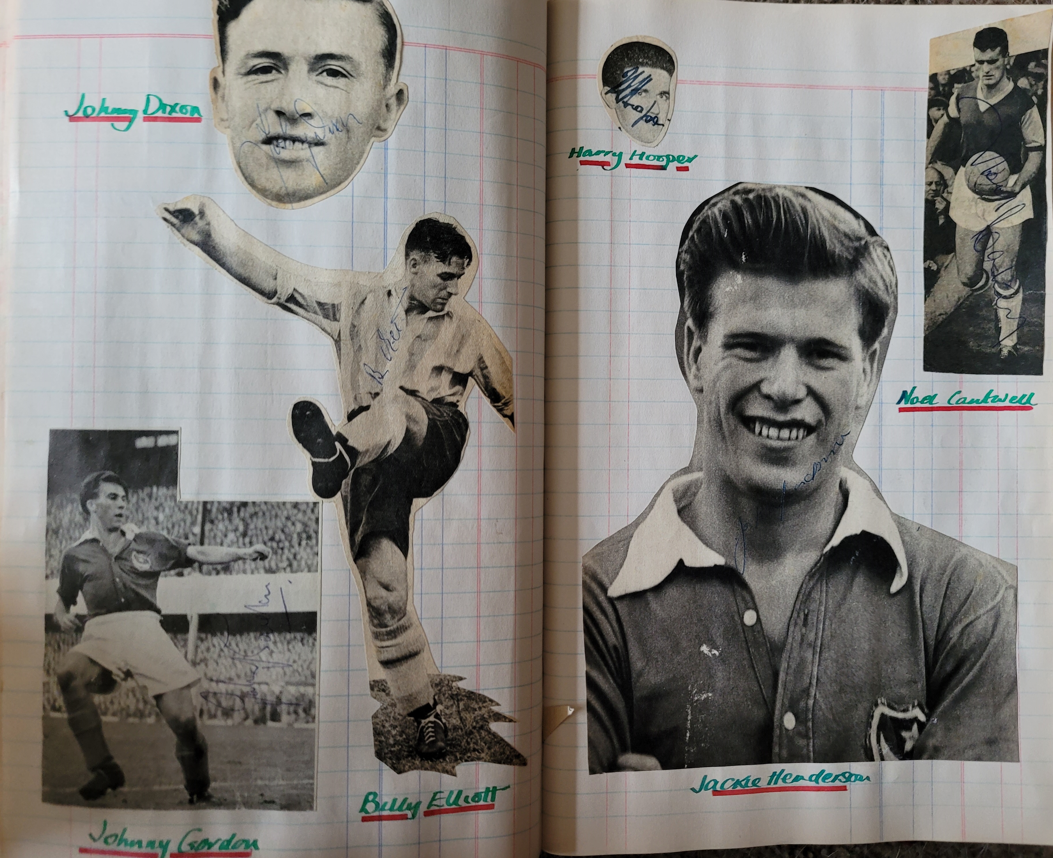 BOOK CONTAINING OVER 1,300 AUTOGRAPHED PICTURES INC' 4 OF MANCHESTER UNITED'S DUNCAN EDWARDS - Image 120 of 160