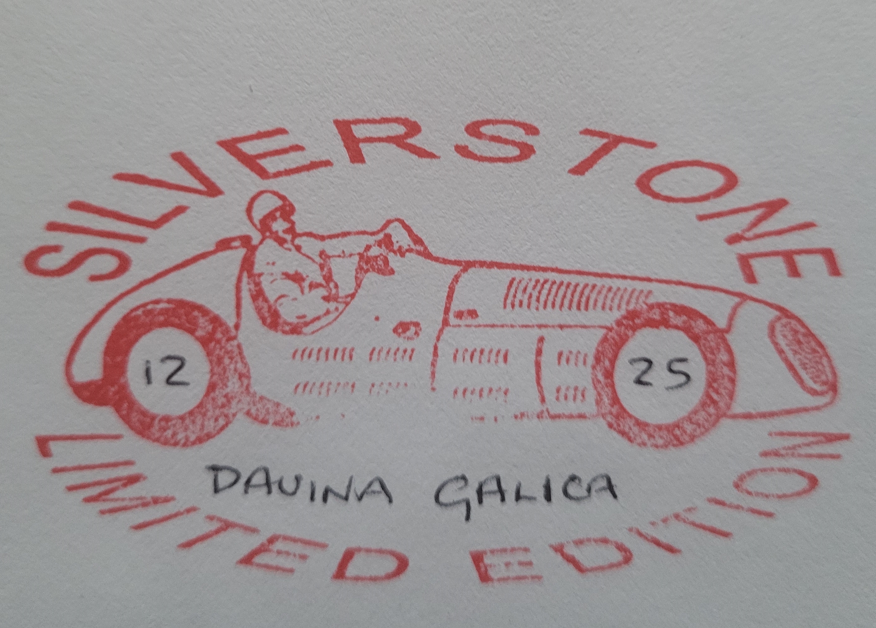 2007 SLVERSTONE MOTOR RACING LTD EDITION POSTAL COVER AUTOGRAPHED BY DAVINA GALICA - Image 2 of 2