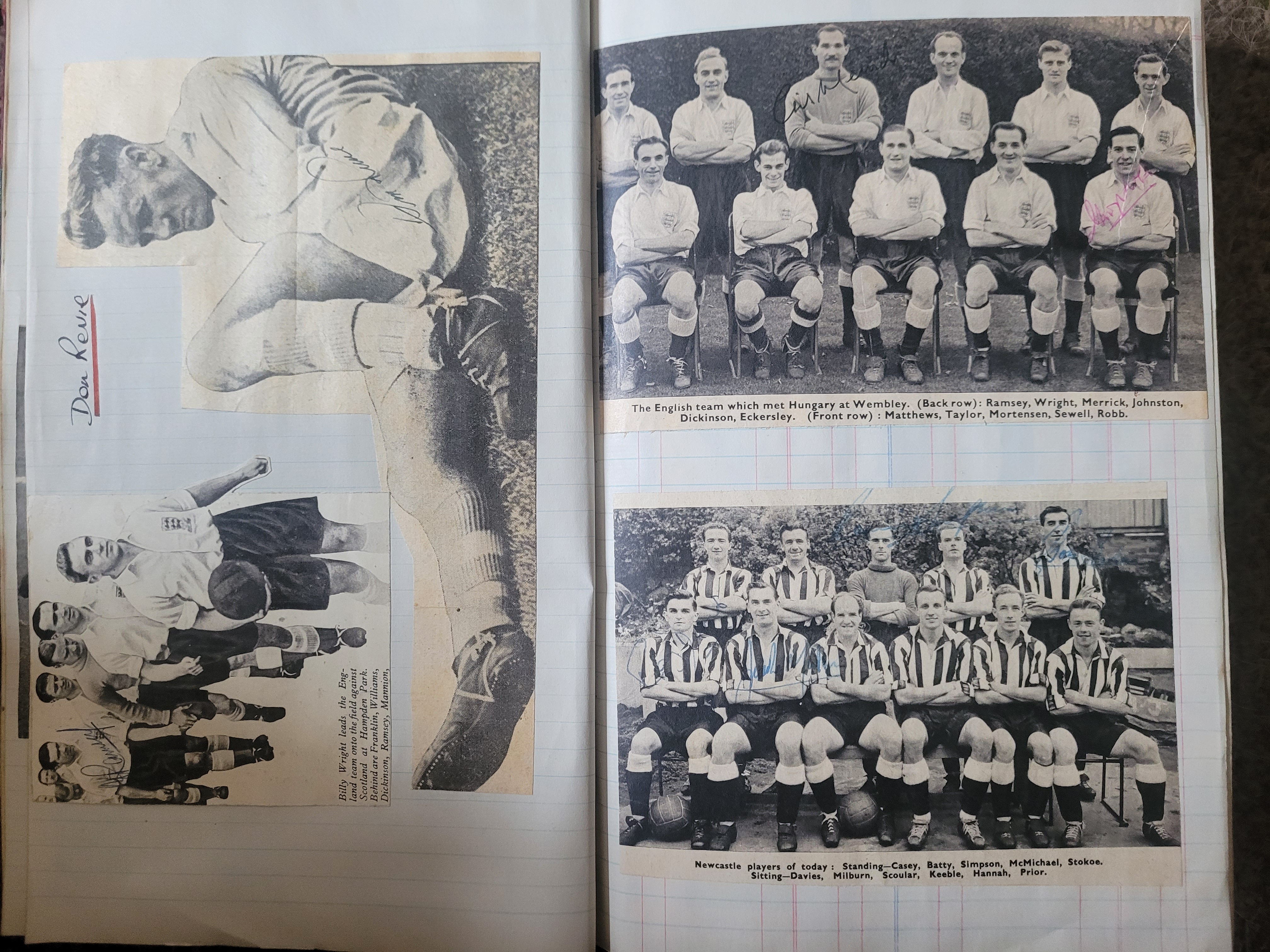 BOOK CONTAINING OVER 1,300 AUTOGRAPHED PICTURES INC' 4 OF MANCHESTER UNITED'S DUNCAN EDWARDS - Image 18 of 160