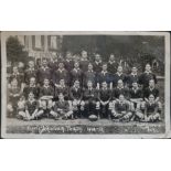 ORIGINAL POSTCARD OF THE 1912-13 SOUTH AFRICA RUGBY UNION TEAM