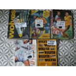 WOLVERHAMPTON WANDERERS HOMES X 105 DIFFERENT PROGRAMMES 1987/88 TO 1991/92